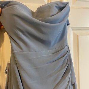 Azazie Dusty Blue Bridesmaid/Wedding Guest Dress